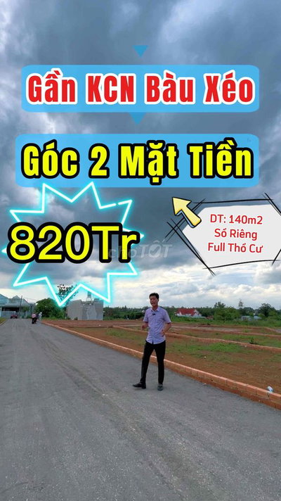 Đất Trảng Bom Giá Chỉ Từ 690Tr Sổ Riêng Thổ Cư - Có Lô Góc 2 Mặt Tiền