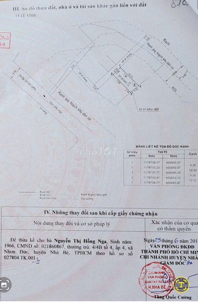 Đất khu dân cư 4×11=2ty2shr ccl nhơn đức nhà bè
