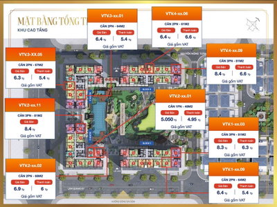 Căn hộ 2PN view sông giá 6.3 tỷ, 1PN giá 5.050 tỷ full thuế phí