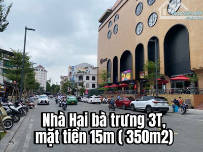 Cho thuê nhà Hai bà trưng tp Huế 3 tầng, mặt tiền ( 15m- 350m2)-75 (tr)