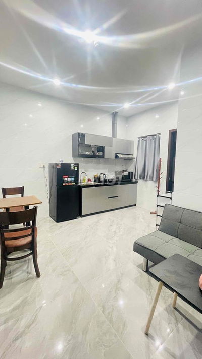 Căn hộ chung cư mới 1PN yên tĩnh thoáng mát