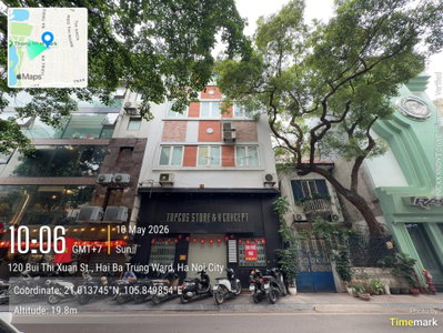 Cho thuê nhà 5 tầng mặt tiền 7,4m tại 120 Bùi Thị Xuân gần Vincom Bà Triệu