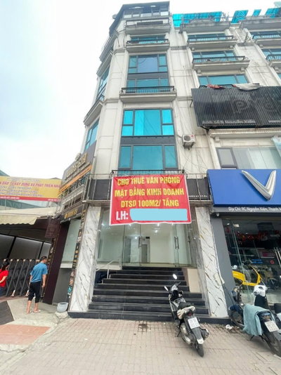 Cho thuê VP 110m2 số 9A mặt phố Nguyễn Xiển lô góc view kính, có hầm để xe giá chỉ 21 triệu