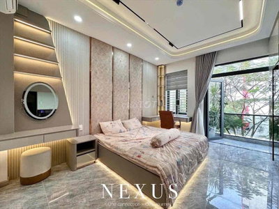 Căn Hộ Ban Công Luxury Full Nội Thất Ngay Công Viên Làng Hoa