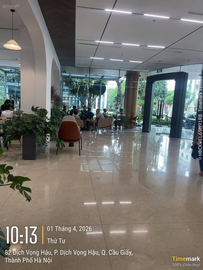New! BQL cho thuê toà văn phòng Hồng Hà Nutrition Tower số 82 Dịch Vọng Hậu. Diện tích 100m2
