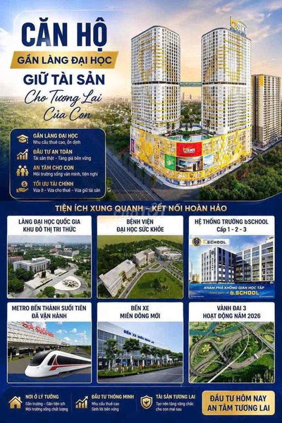CĂN HỘ 43.8m2 1PN+ Đ. THỐNG NHẤT P. ĐÔNG HOÀ LÀNG ĐẠI HỌC TP HCM