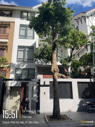 Cho thuê biệt thự Vimeco Nguyễn Chánh. DT: 150m2 * 4 tầng + 1 hầm, MT: 10m, chia phòng, nhà mới
