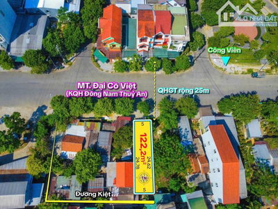 Đất mặt tiền đường 25m Đại Cồ Việt cách Aeon Mall 300m.