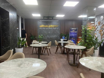 Cho thuê văn phòng gần 250m² tầng 3 AD Building Duy Tân, cầu giấy full đồ giá tốt