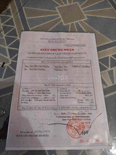 nhà mặt tiền