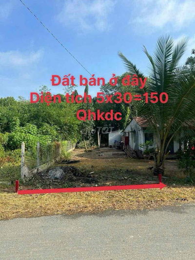 Cần bán lô đất mặt tiền đường nhựa Trương Thị Kiện Thái Mỹ Củ Chi 149m
