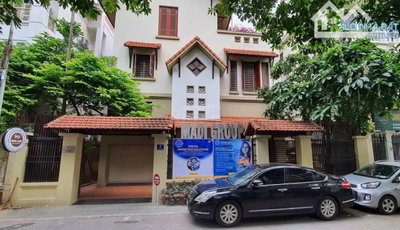 CHO THUÊ BIỆT THỰ  BÁN ĐẢO LINH ĐÀM – 150M² X 3 TẦNG – MẶT TIỀN 12M