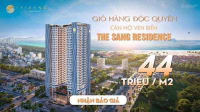Bán căn hộ biển - sổ hồng lâu dài - bàn giao cuối năm 2025 - dòng tiền 25 - 30tr/ tháng