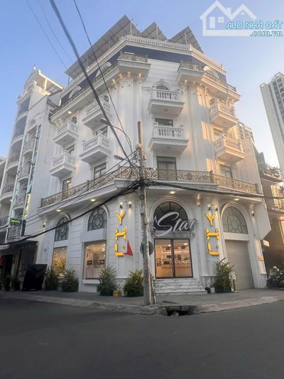 Buildin góc 2MT đường 283 Cách Mạng Tháng 8, Quận 10. KC: Hầm - 7 tầng. DT: 11*13m