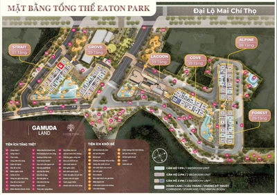 Bán 1 PN Eaton Park, 1 căn giá tốt nhất thị trường - 6.4 tỷ. Cơ hội đầu tư không thể bỏ qua