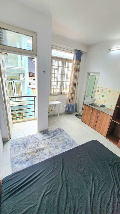 Studio có ban công, full nội thất 4tr5 Phan Văn Trị p5 Gò Vấp