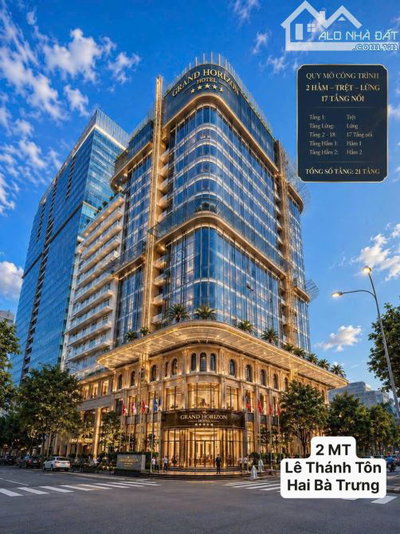 CHO THUÊ KHÁCH SẠN 9.000m2 - Góc 2MT Hai Bà Trưng & Lê Thánh Tôn, Bến Nghé,Q1 –99P- 200k $