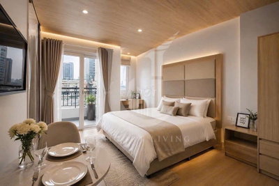 CHO THUÊ STUDIO 38M2 PHAN ĐĂNG LƯU - BAN CÔNG - GẦN CHỢ BÀ CHIỂU