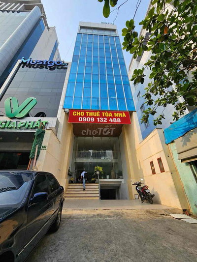 THUÊ TÒA NHÀ 8 TẦNG MT ĐIỆN BIÊN PHỦ. BÌNH THẠNH-DT:1,232M2  GIÁ178TR