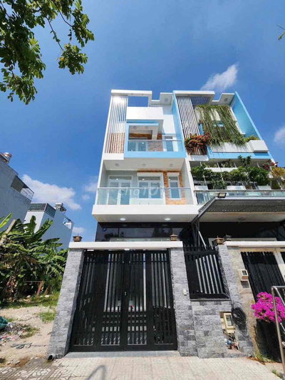 Nhà 1T2L 5x20 4pn 4wc trục chính 30m kdc An Thiên Lý, Phước Long B