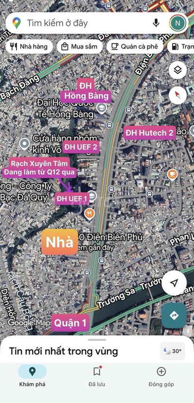 Hạ giá 100 triệu - Hẻm xe hơi giáp Q1