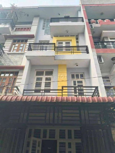 nhà hẻm xe hơi thông Lê Văn Thọ p9, 4x16m, 3 lầu, 4pn,5wc