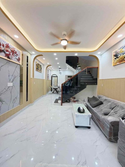 NHÀ TÂN PHÚ 26/3 KHU CELADON 2 TẦNG BTCT KHU AN NINH