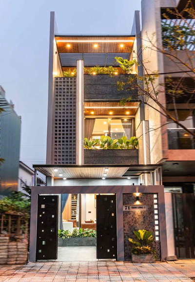 Nhà 3 tầng mới 100% nội thất cao cấp MT  Thanh Lương 17, Hòa Xuân,