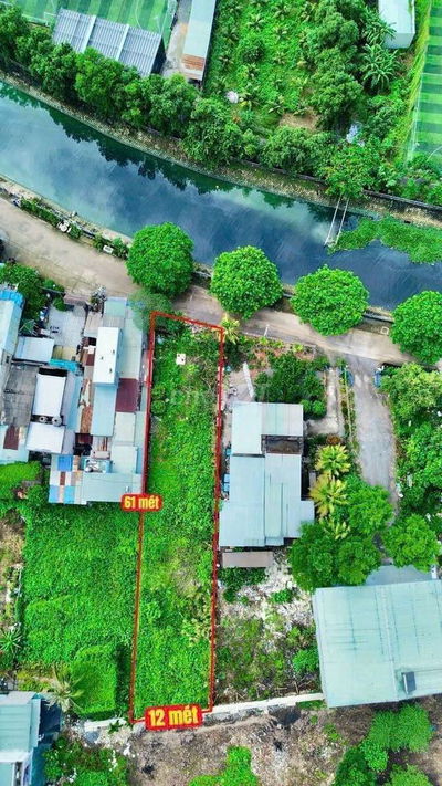 Đất hẻm 1/ đường ven sông Vàm Thuật, sát sông Vàm Thuật, 12 x 61