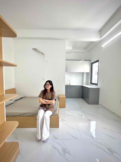 SIÊU PHẨM STUDIO MỚI XÂY, ĐẦY ĐỦ TIỆN NGHI KẾ BÊN KCX TÂN THUẬN