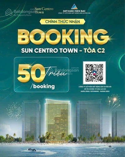 Căn hộ mặt vịnh Sun Centro Town Hạ Long. Vốn đầu tư ban đầu chỉ từ 650tr