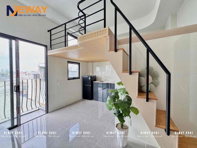 KHAI TRƯƠNG CĂN HỘ CÓ GÁC BANCOL MỚI 100% SẴN MÁY LẠNH GẦN ĐH VĂN HIẾN