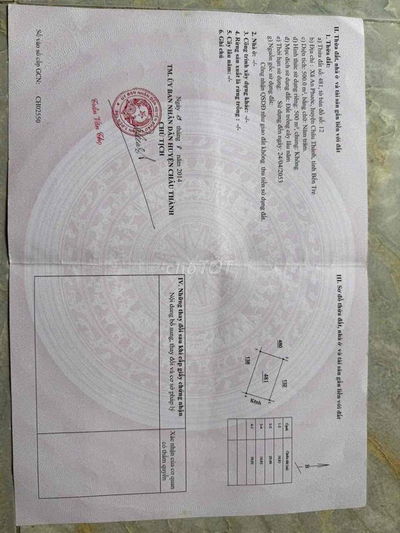 Mình chính chủ,bán đất MT đường, gần KCN Giao Long.Xe 16 chỗ tới nơi..
