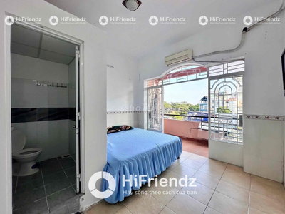 Phòng trọ bancol thoáng giá rẻ gần Parc Mall Q8 - Mặt tiền oto giáp Q5