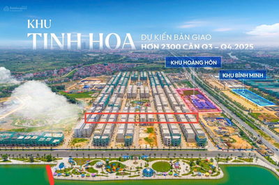 Hot xẻ khe Tinh Hoa 75m2, block 1 gần hồ 32ha, view công viên, vốn tự có 12.5 tỷ, xem ngay