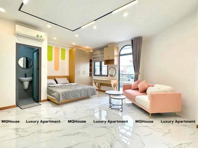 Studio Ban Công Thoáng Mát ngay Vườn Lài