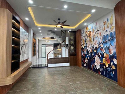 Cho Thuê Nhà Đặng Thùy Trâm 4PN, 4.5x17m, ST, Giá 29 Triệu
