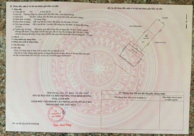Chính chủ cần bán gấp lô đất Thủ Dầu Một 368m2 - 10m Mặt tiền