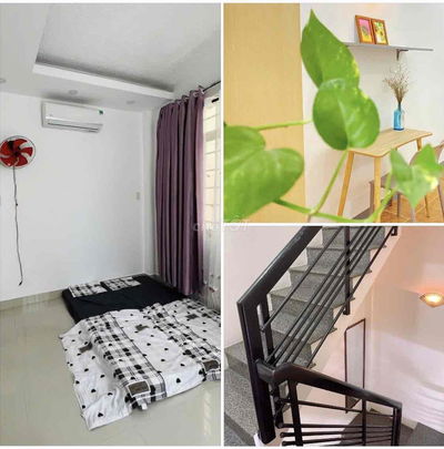 NHÀ ĐẸP XINH, 1 TRỆT 2 LẦU, 2P. NGỦ,2M. LẠNH ở gd và đi làm OK