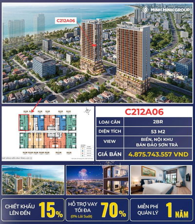 Cần bán căn hộ cao cấp Sun Costa - Căn hộ biển Mỹ Khê của chủ đầu tư Sun Group