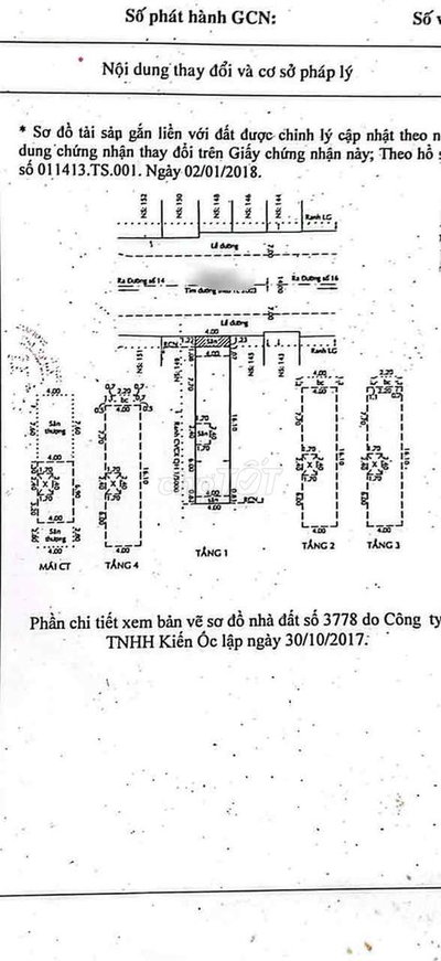 nhà 3 lầu sân thượng mặt tiền đường số 39 tân quy