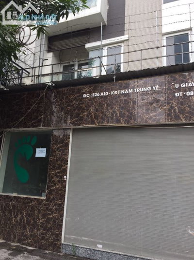 Cho thuê nhà  liền  kề Nam Trung Yên	  Dt 80m, 4 tầng, mt 7m Giá:28tr/th.