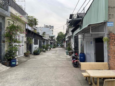 phòng trọ mặt tiền đường cụt rộng 10m, 2 phòng nhập 1