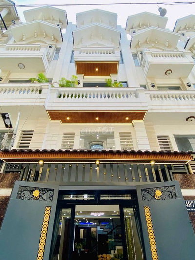 Cho thuê nguyên căn Mới Đẹp, 5pn6wc,có nội thất, Phạm Văn Chiêu P13 GV