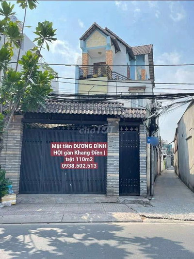 💎(15tr) Nhà 3 tầng 2 mặt tiền DƯƠNG ĐÌNH HỘI gần KHANG ĐIỀN | Ban công
