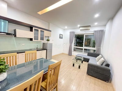Chính chủ cho thuê căn hộ phố Hoàng Cầu 50m2 1 ngủ 1 khách cách hồ 30m