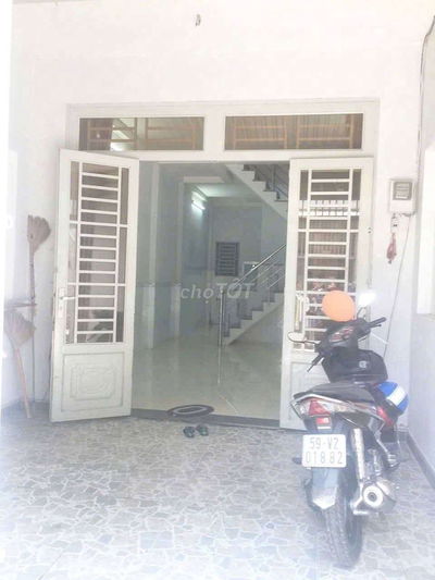 Cho thuê nhà 1 lầu mặt tiền tân thới hiệp. Q12