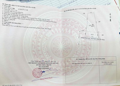 42 mét mặt tiền đường nhựa, Châu Thành Tây Ninh