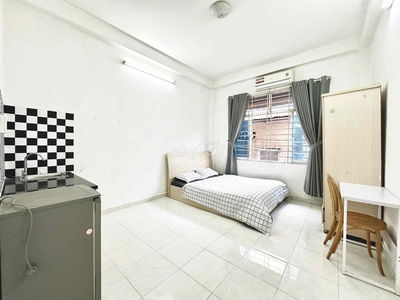 🔥PHÒNG STUDIO FULL NỘI THẤT_CỬA SỔ THOÁNG_GẦN KHU BÀU CÁT