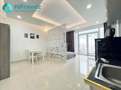 🏡Studio to, ban công, kế bên Q1, Full nội thất
